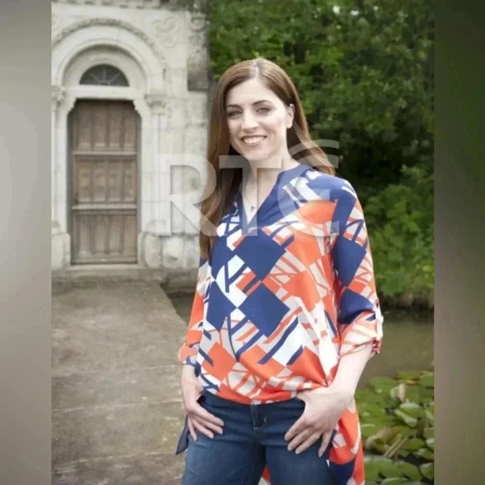 Joseph Ribkoff  | Hi- Lo Asymmetrical Blouse